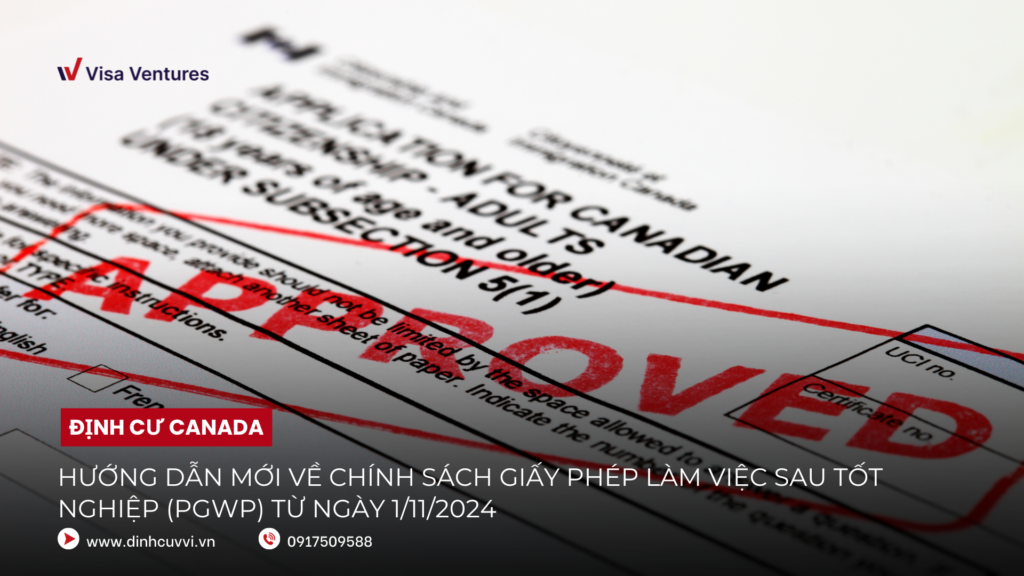 giay phep lam viec sau tot nghiep Canada