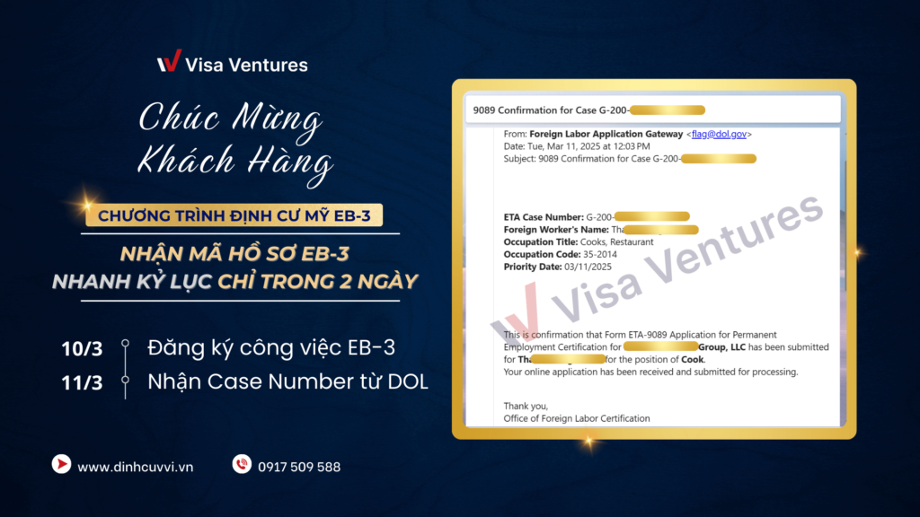 Co ai lam EB3 thanh cong khong. Dien EB3 moi nhat 2025