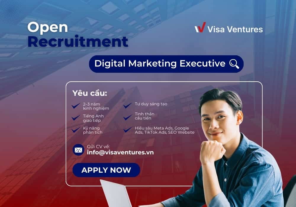 Visa Ventures tuyển dụng nhân sự marketing với nhiều cơ hội phát triển sự nghiệp