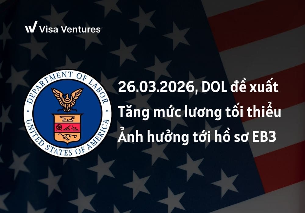 Ngày 26/03/2026 DOL đề xuất tăng mức lương tối thiểu ảnh hưởng đến hồ sơ EB3